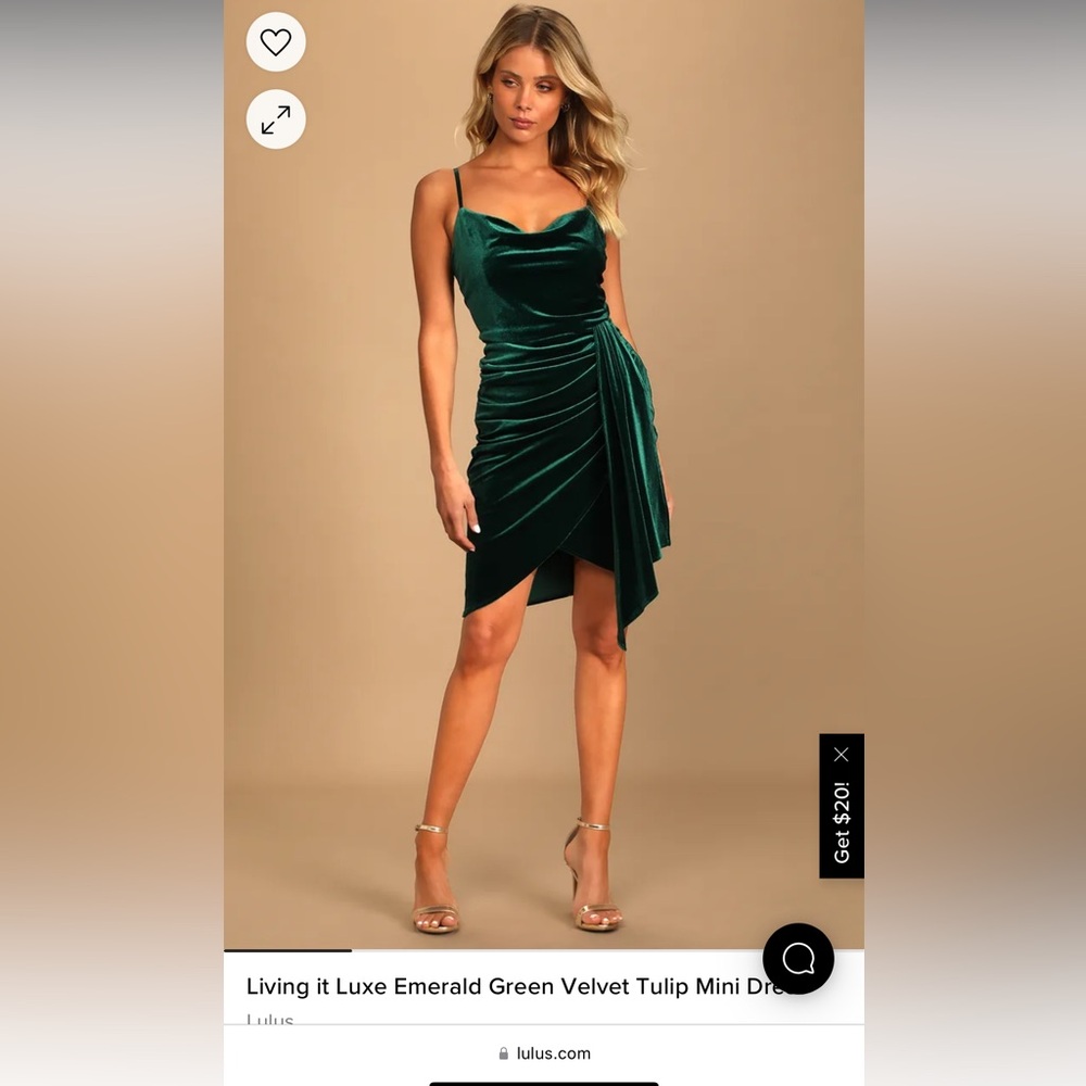 Lulu’s Green Mini Dress